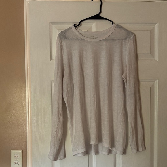Aerie White Long Sleeve Tee - Picture 3 of 4